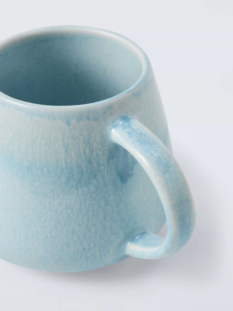 John Lewis stoneware mug 380ml blue (British brand)