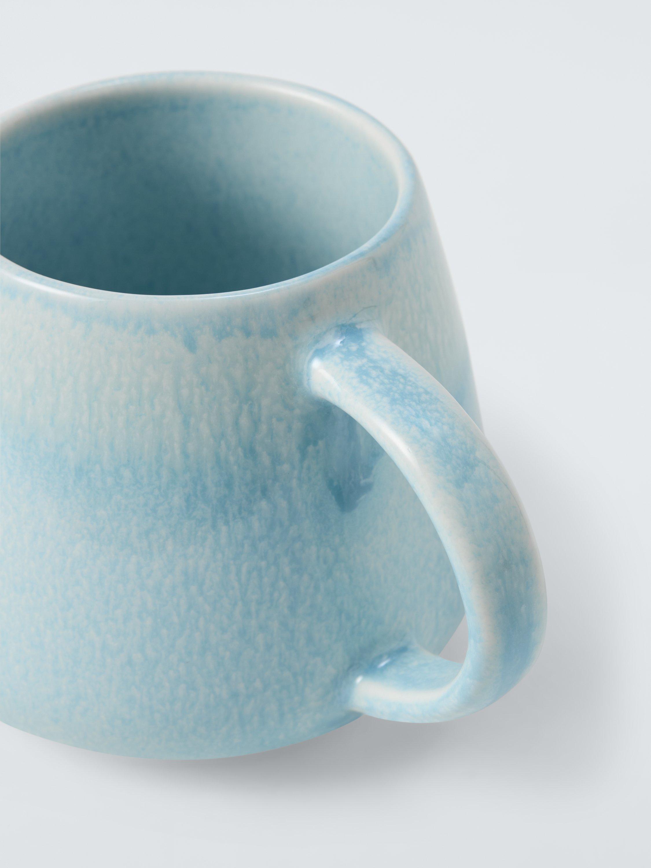 John Lewis stoneware mug 380ml blue (British brand)