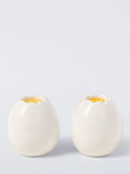 John Lewis stoneware egg salt and pepper shakers, UK version