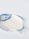 John Lewis hand painted fish serving dish 25cm, imported from the UK