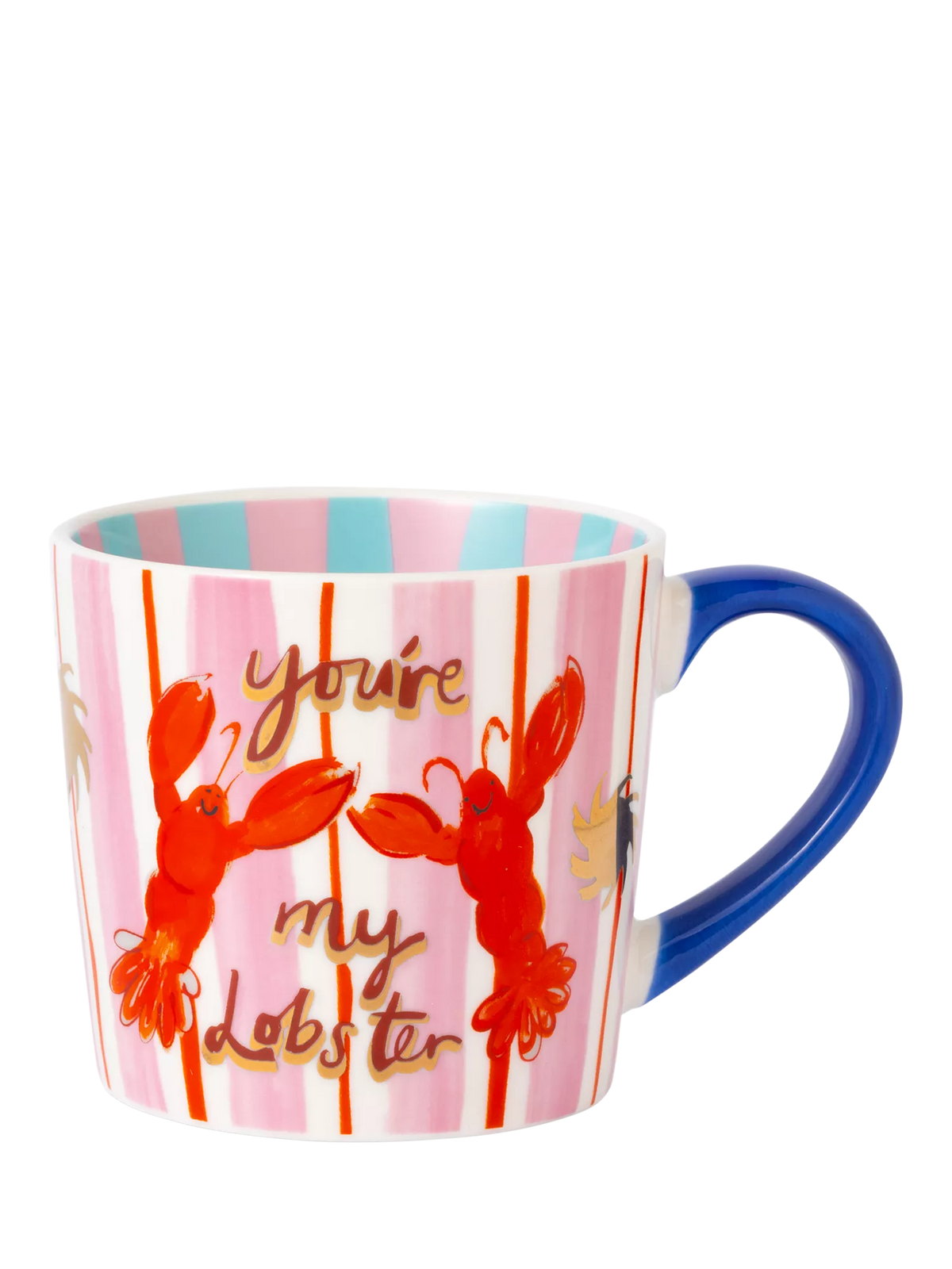 Eleanor Bowmer new bone china lobster mug 300ml, imported from the UK