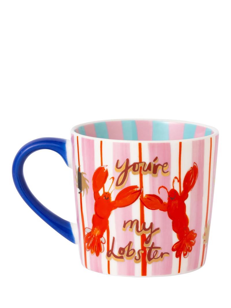 Eleanor Bowmer new bone china lobster mug 300ml, imported from the UK