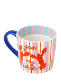 Eleanor Bowmer new bone china lobster mug 300ml, imported from the UK