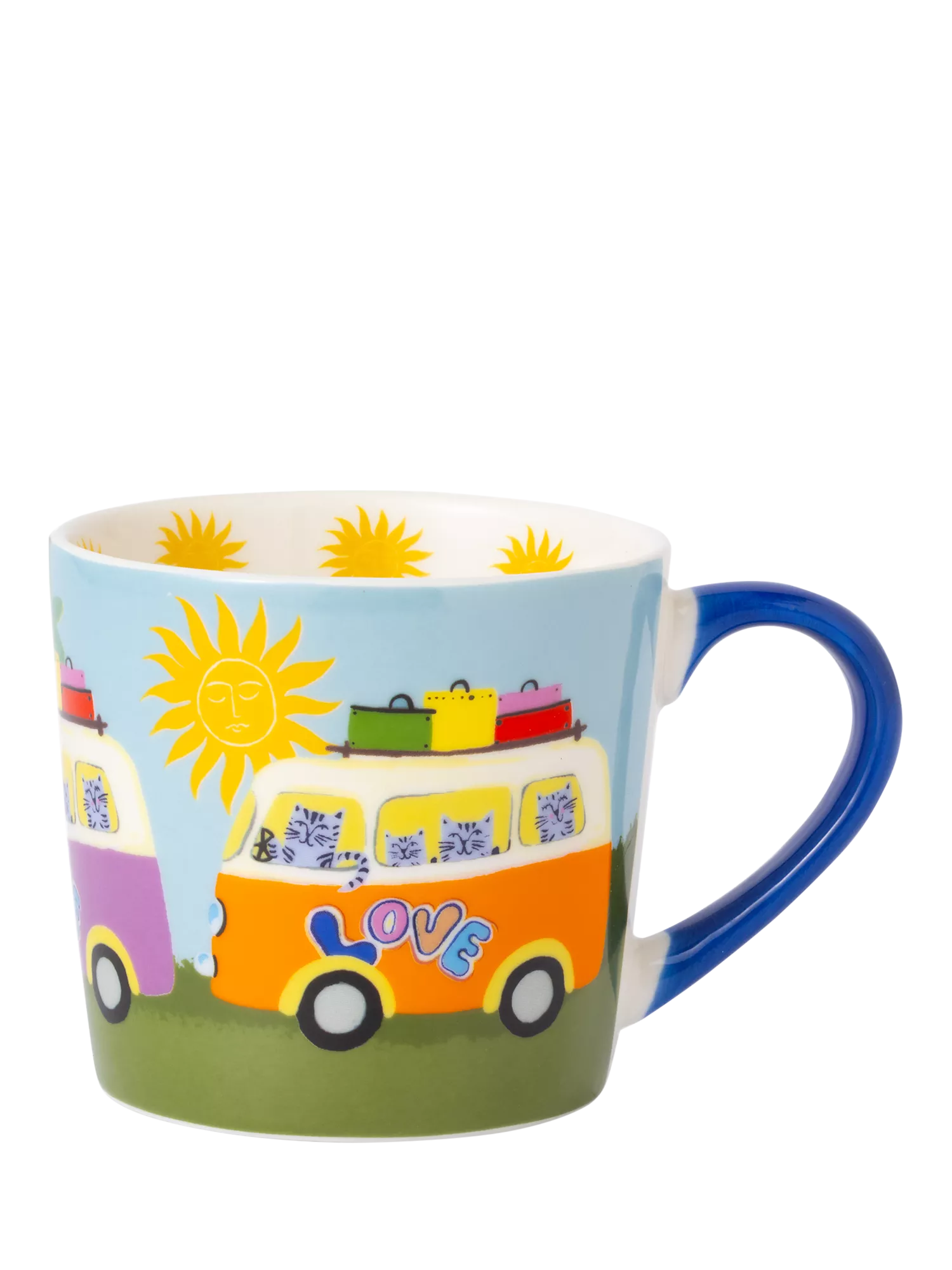 Eleanor Bowmer new bone china mug camper van 300ml - British product