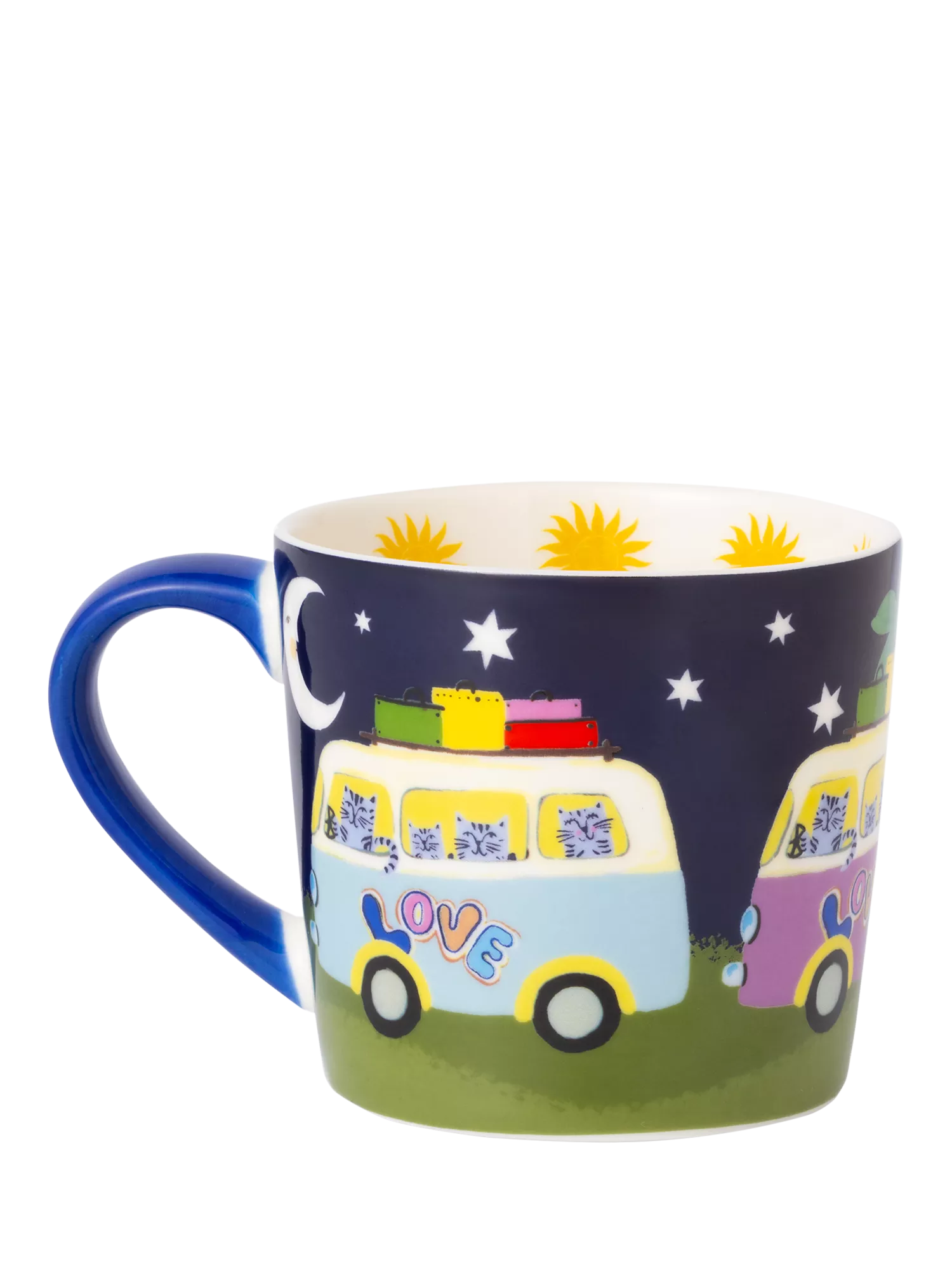 Eleanor Bowmer new bone china mug camper van 300ml - British product