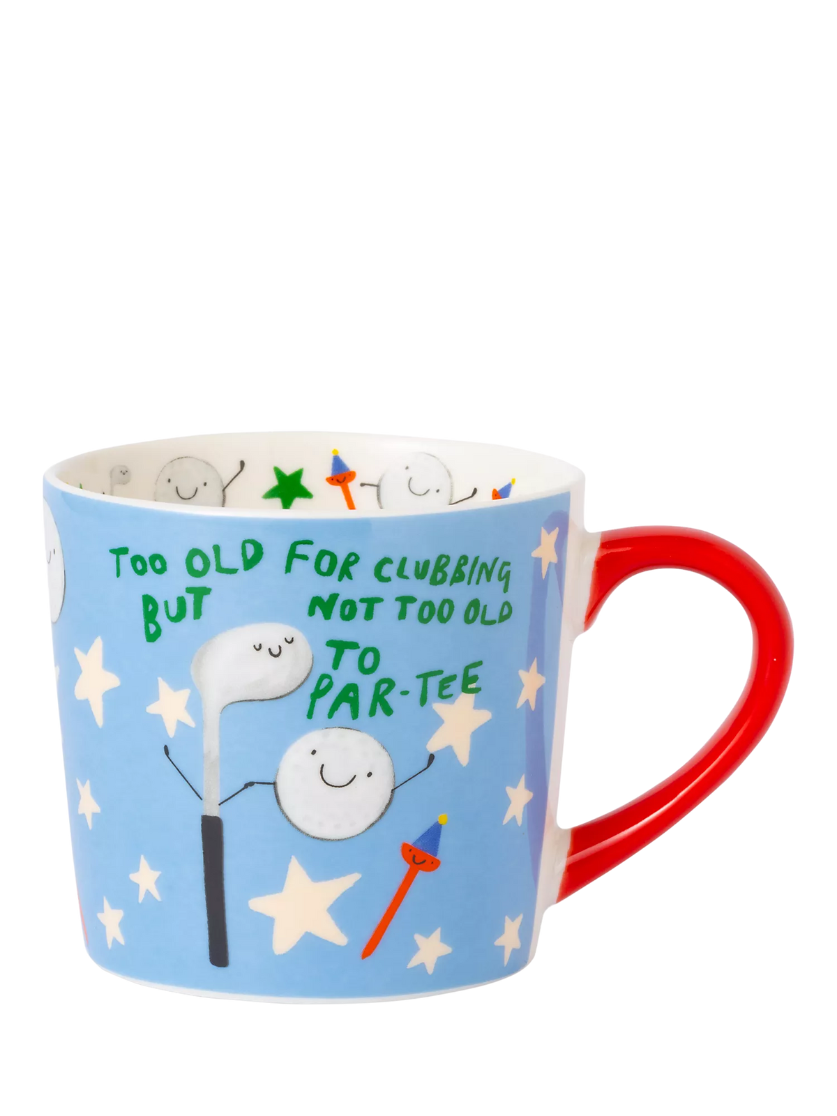 Eleanor Bowmer Too Old for Clubbing mug 300ml (British brand)