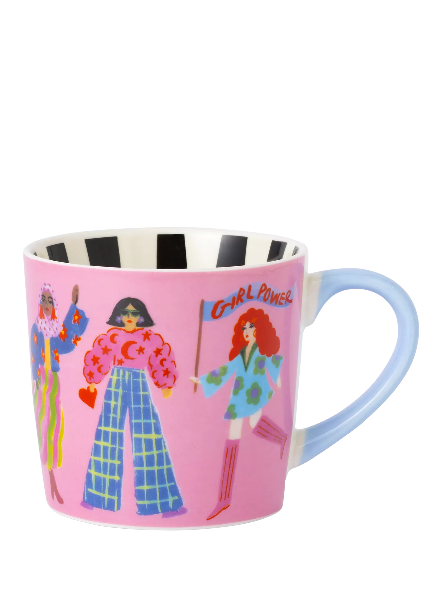 Eleanor Bowmer Girls Rule new bone china mug 300ml - British product