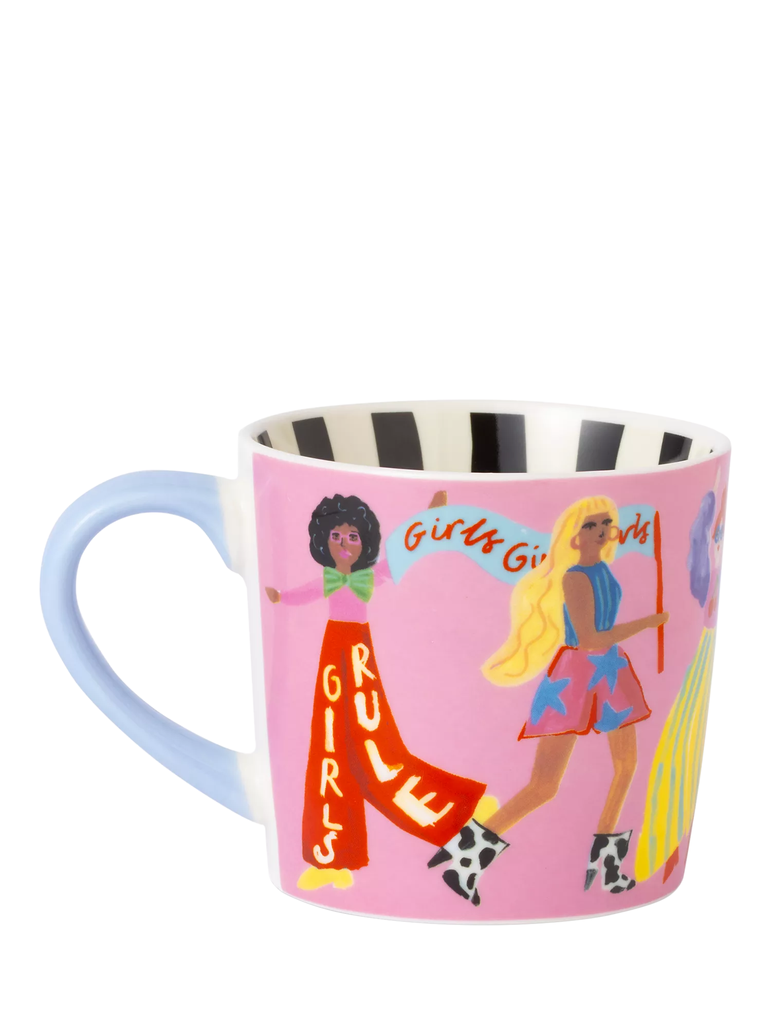 Eleanor Bowmer Girls Rule new bone china mug 300ml - British product