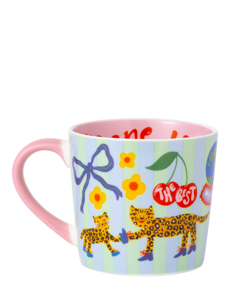 Eleanor Bowmer Mum Charm bone china mug 300ml, UK version