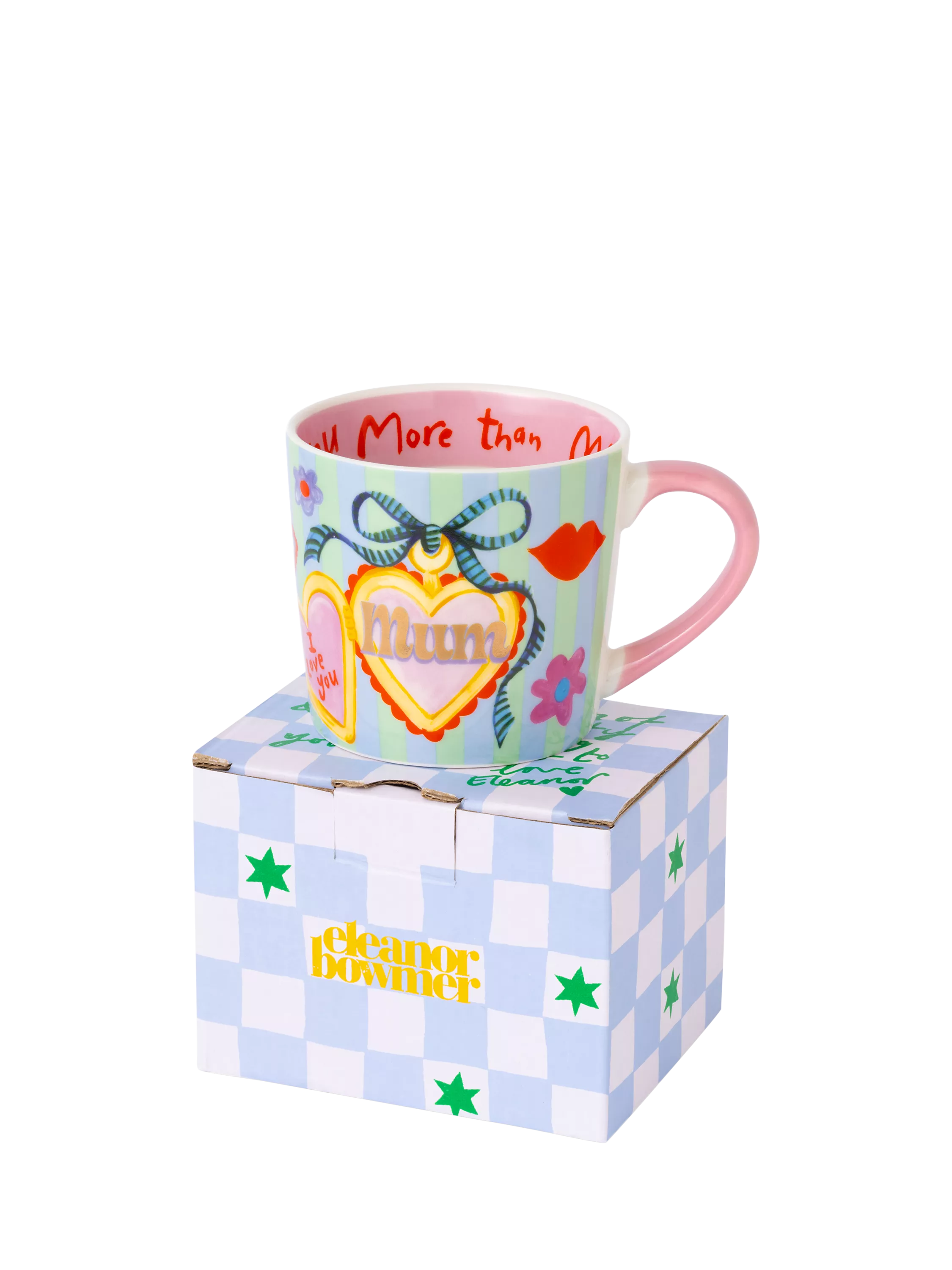 Eleanor Bowmer Mum Charm bone china mug 300ml, UK version