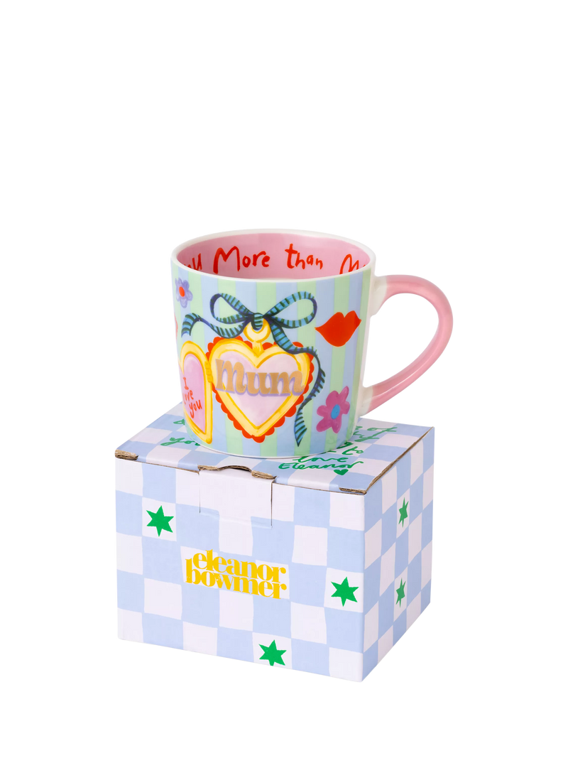 Eleanor Bowmer Mum Charm bone china mug 300ml, UK version