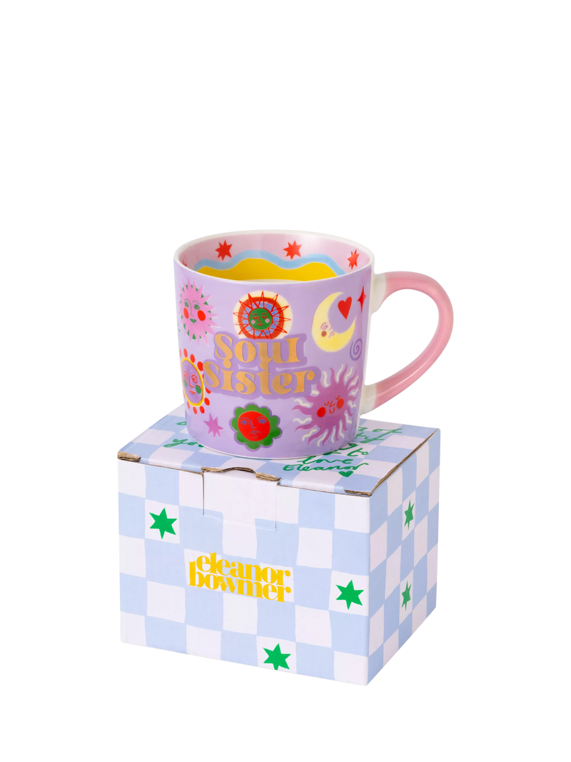 Eleanor Bowmer Soul Sister mug 300ml, imported from the UK
