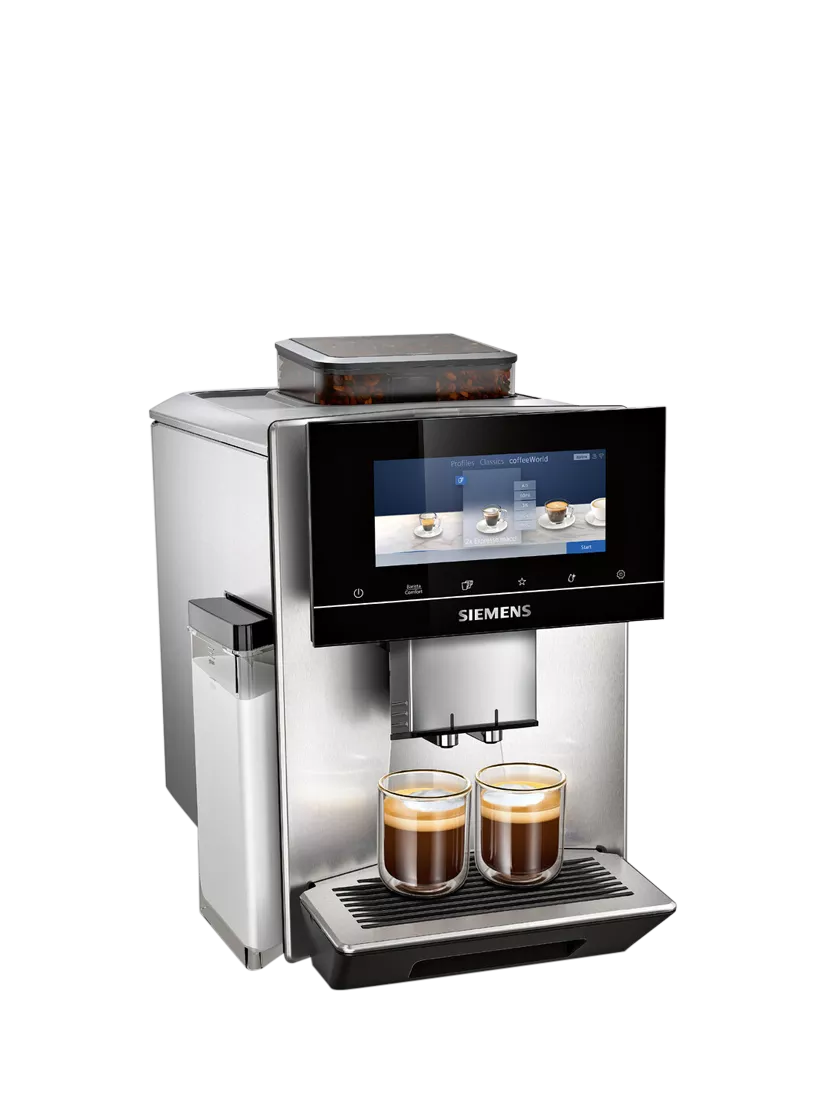 Siemens EQ900 fully automatic coffee machine stainless steel, UK version