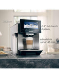 Siemens EQ900 fully automatic coffee machine stainless steel, UK version