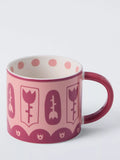 John Lewis stoneware mug pink 385ml, UK version