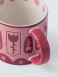 John Lewis stoneware mug pink 385ml, UK version