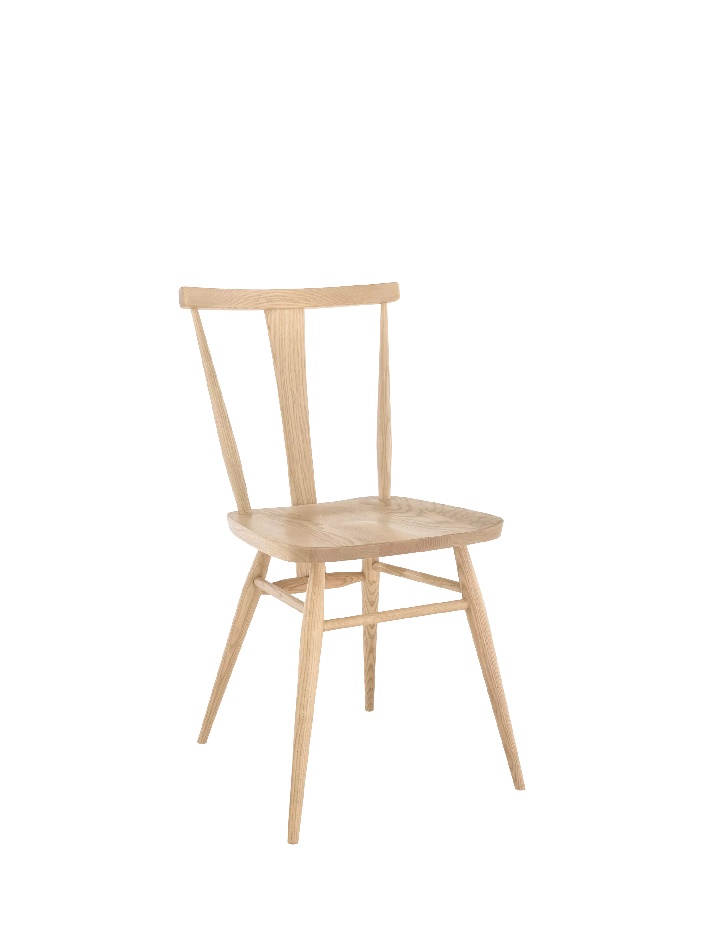 ercol Ashridge wood dining chair vintage stain - British product