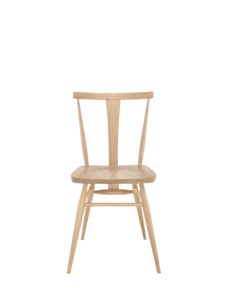ercol Ashridge wood dining chair vintage stain - British product