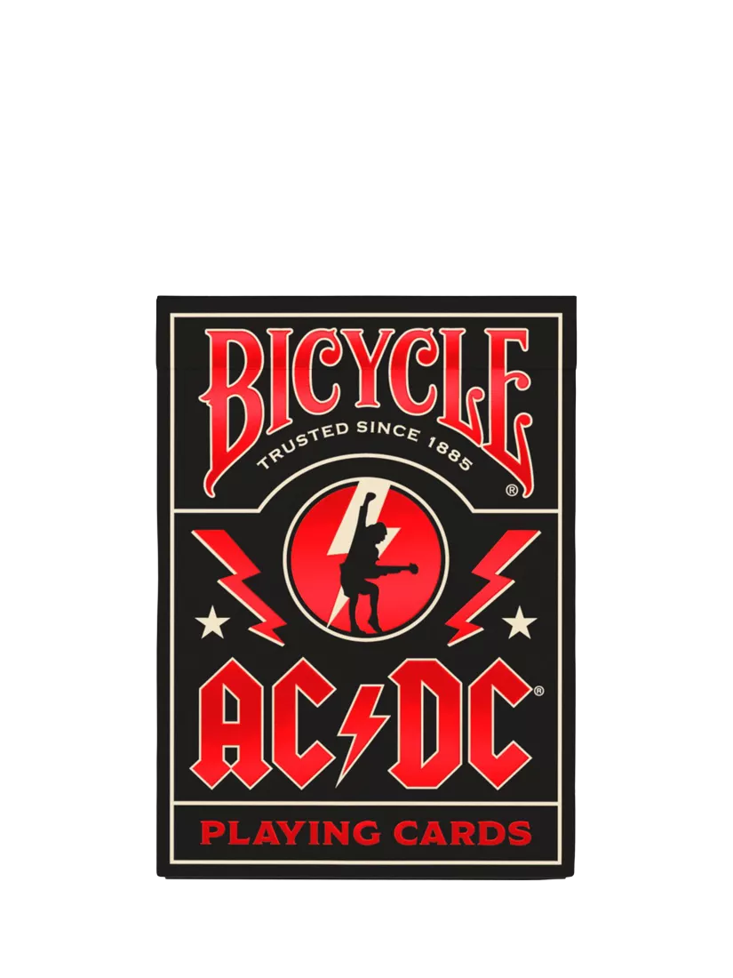Bicycle AC/DC playing cards 56 cards (British brand)