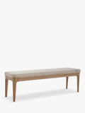 Swyft Model 01 dining bench oak oatmeal fabric (British brand)