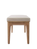 Swyft Model 01 dining bench oak oatmeal fabric (British brand)