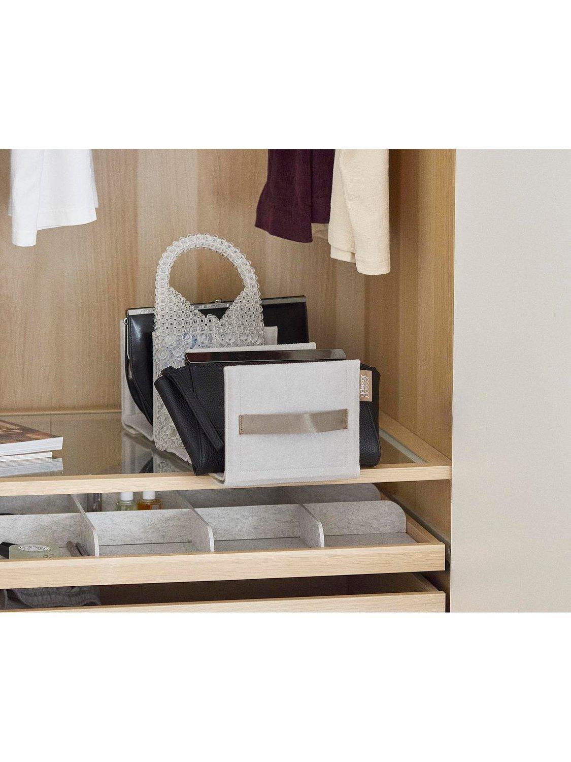 Joseph Joseph handbag organiser wardrobe storage, imported from the UK