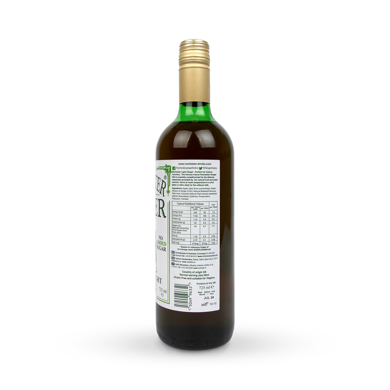 Rochester Light Ginger drink 725ml, UK version