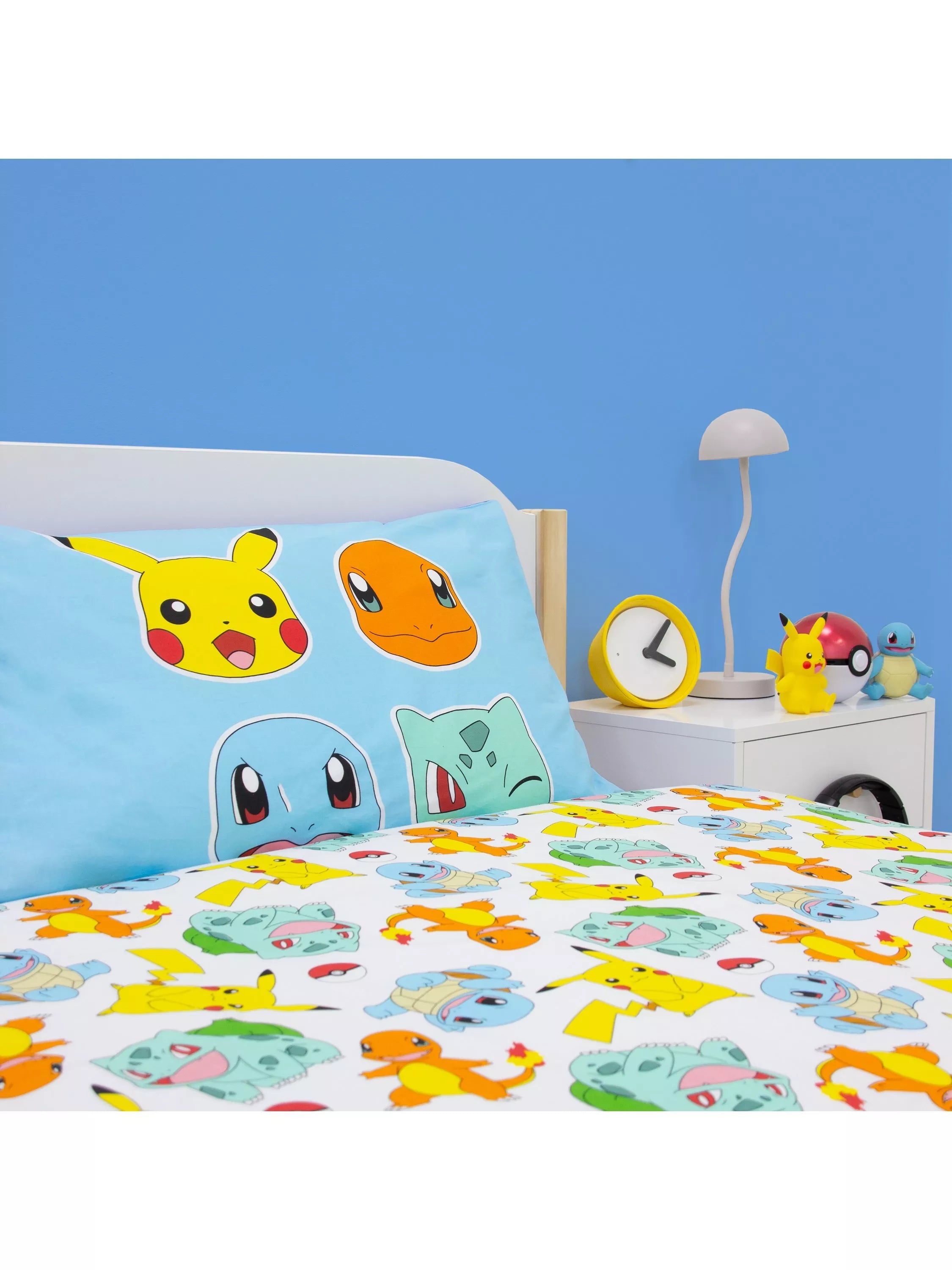 Pokémon reversible duvet cover set for single bed (British brand)