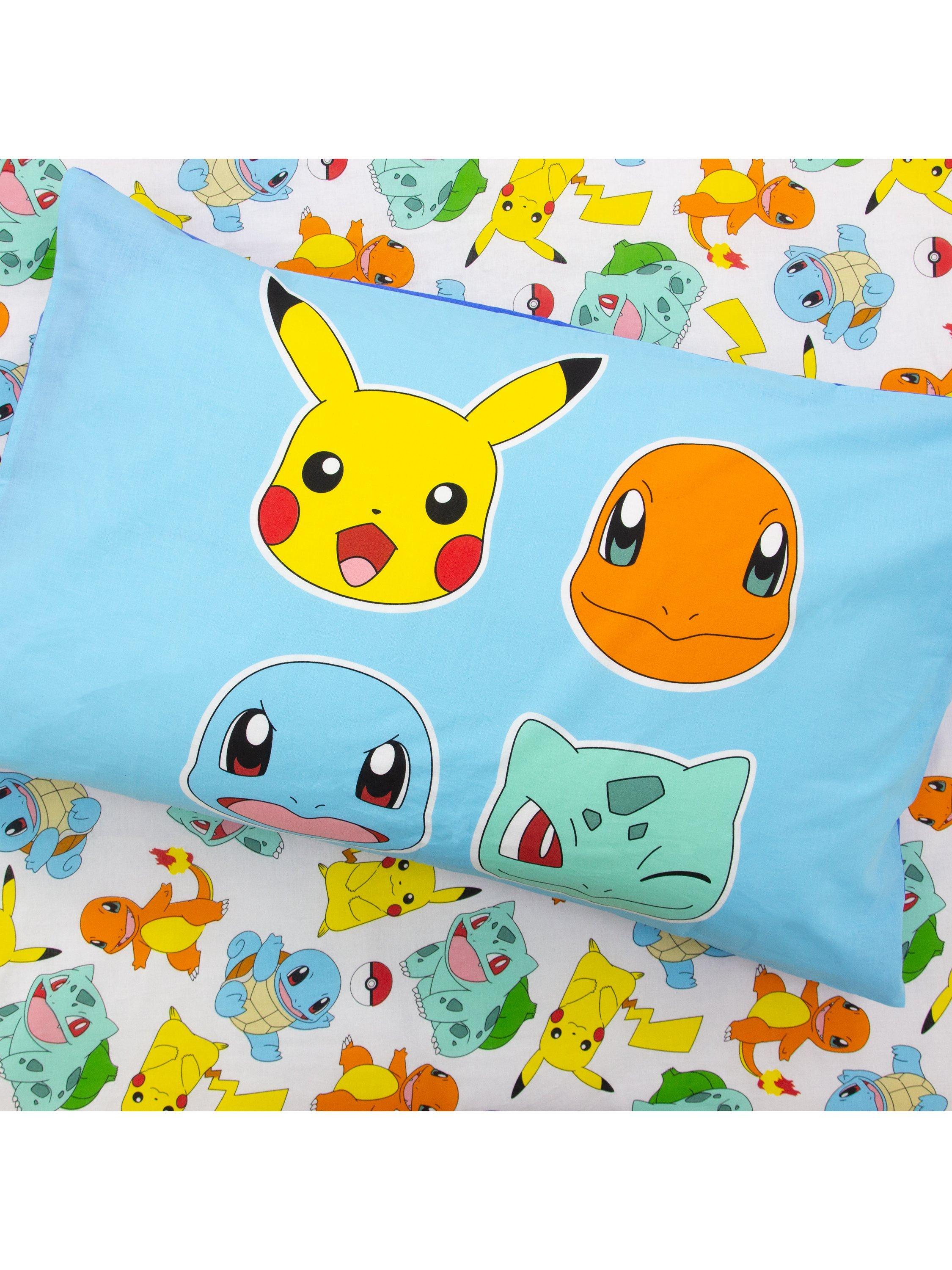 Pokémon reversible duvet cover set for single bed (British brand)