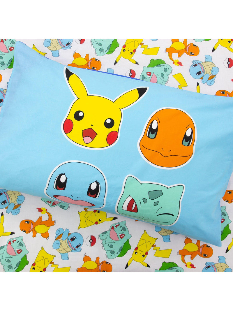 Pokémon reversible duvet cover set for single bed (British brand)