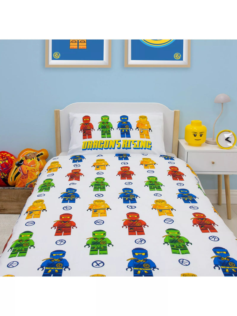 LEGO Ninjago reversible duvet cover set single, UK version