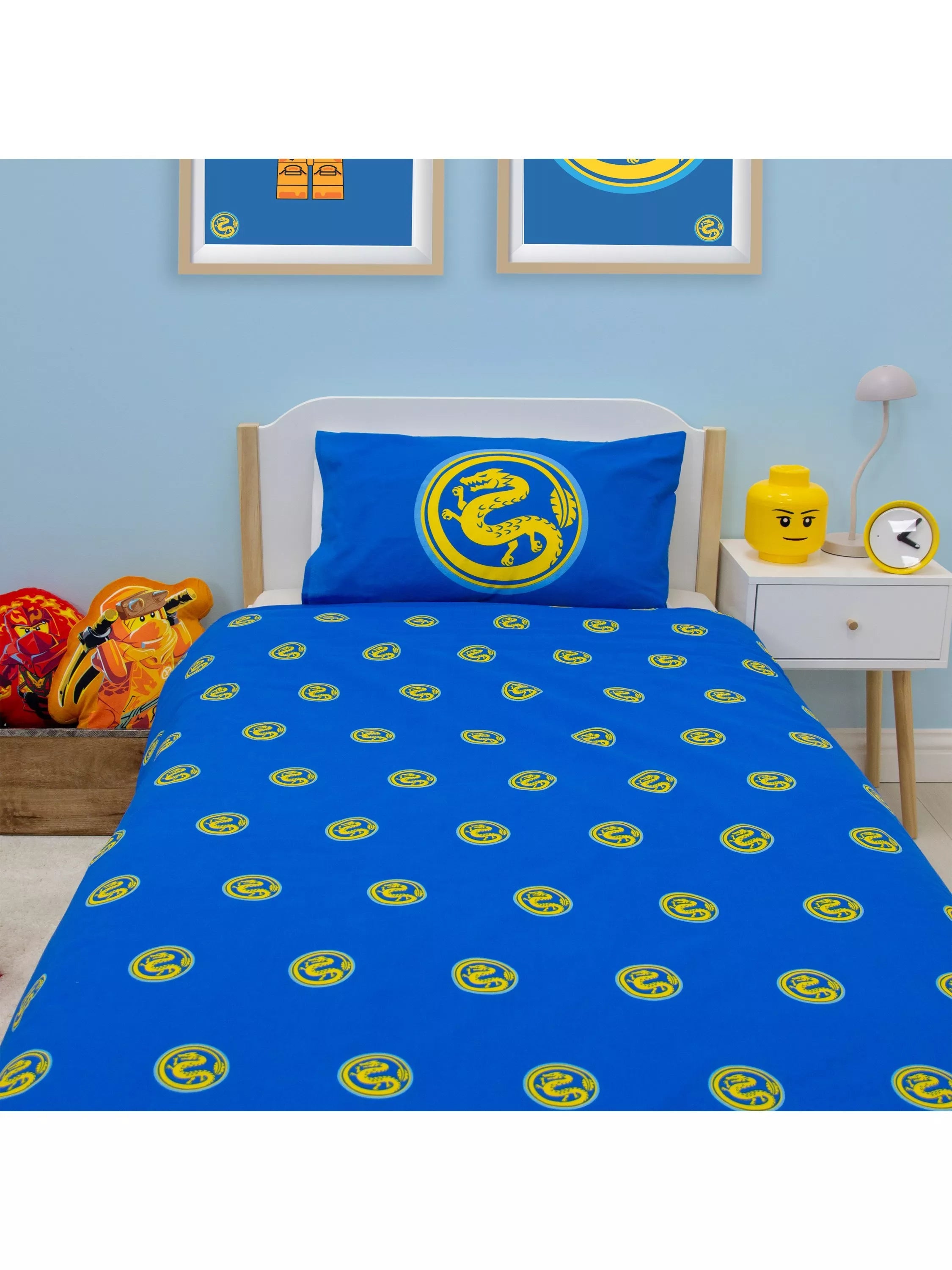 LEGO Ninjago reversible duvet cover set single, UK version