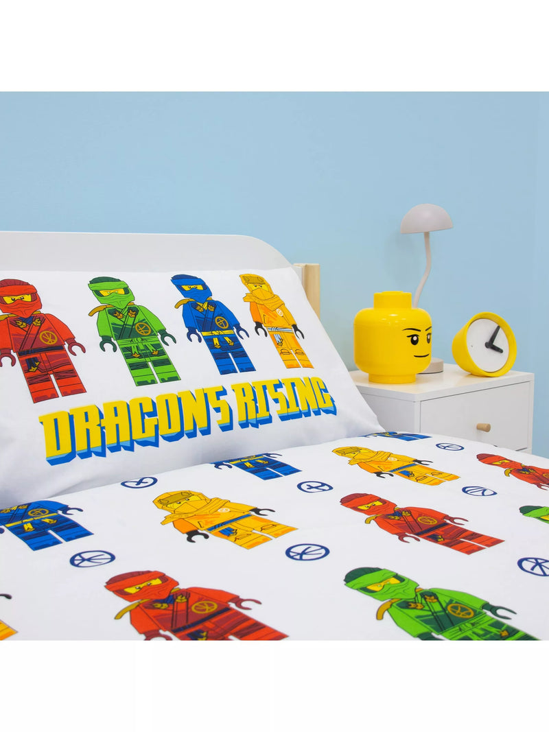 LEGO Ninjago reversible duvet cover set single, UK version
