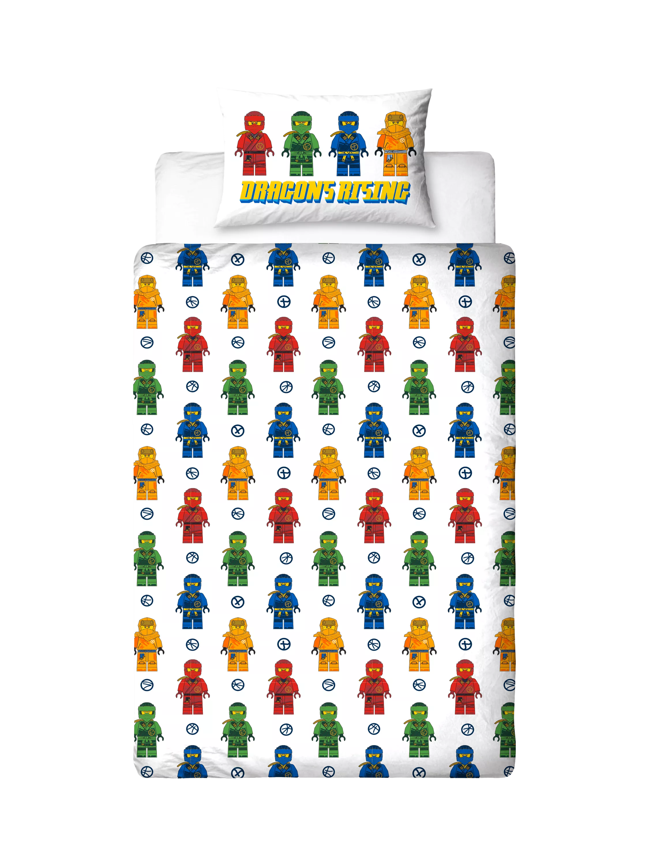LEGO Ninjago reversible duvet cover set single, UK version