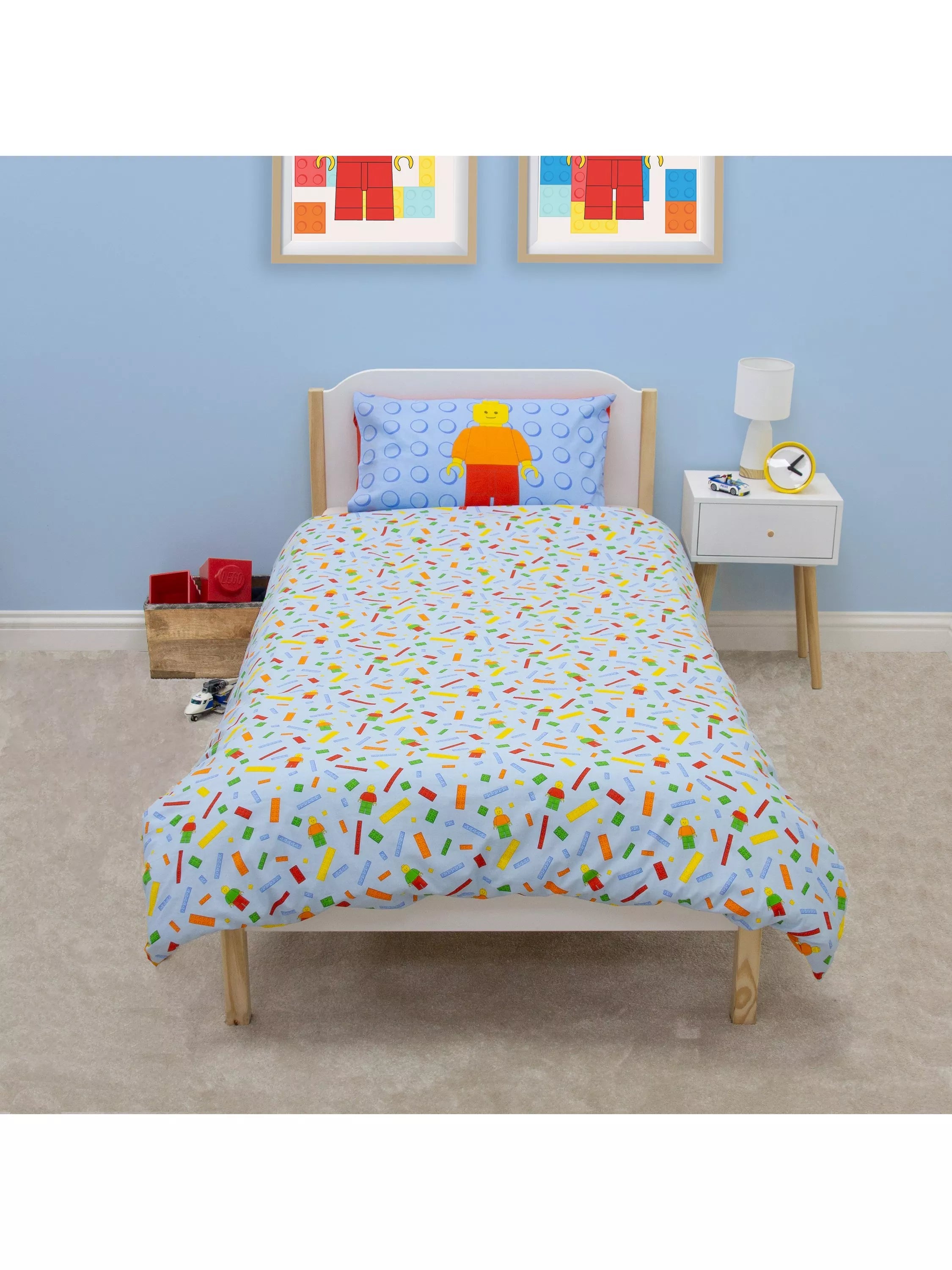 LEGO reversible duvet cover set single bed, UK version