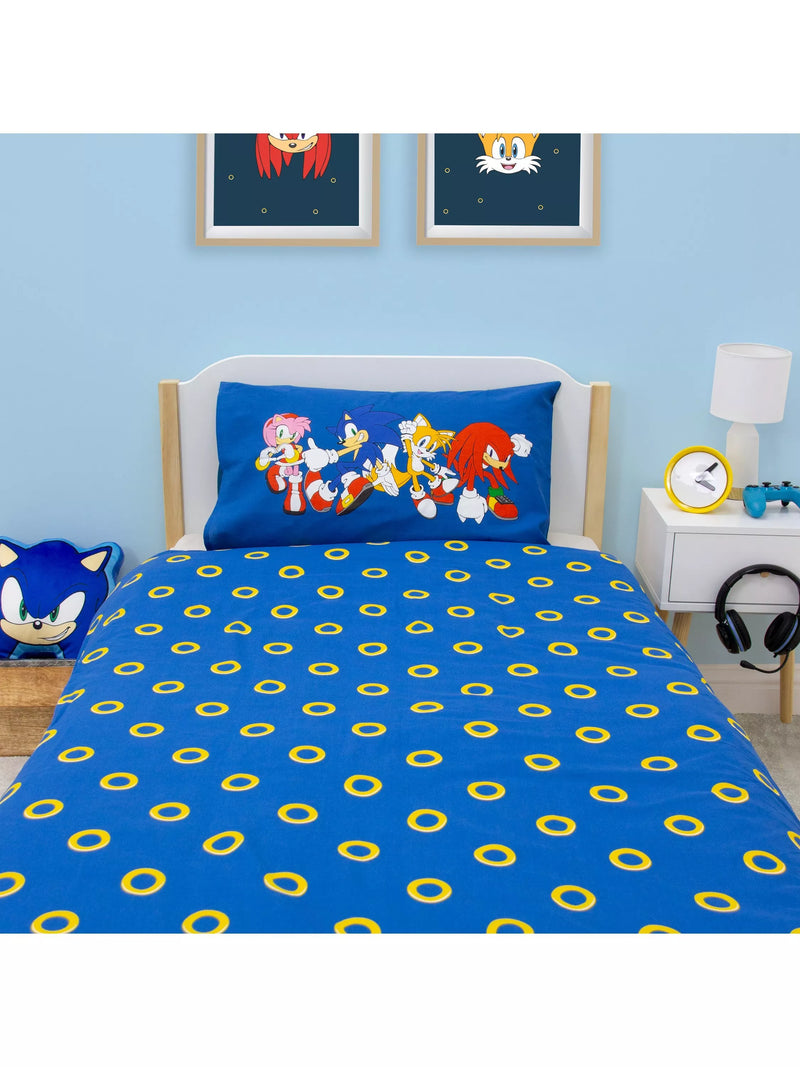 Sonic reversible bedding set for single beds, imported from the UK