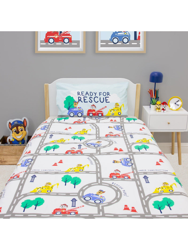 Paw Patrol reversible duvet cover set single, UK version