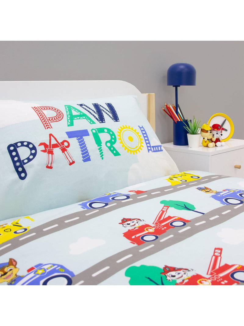 Paw Patrol reversible duvet cover set single, UK version