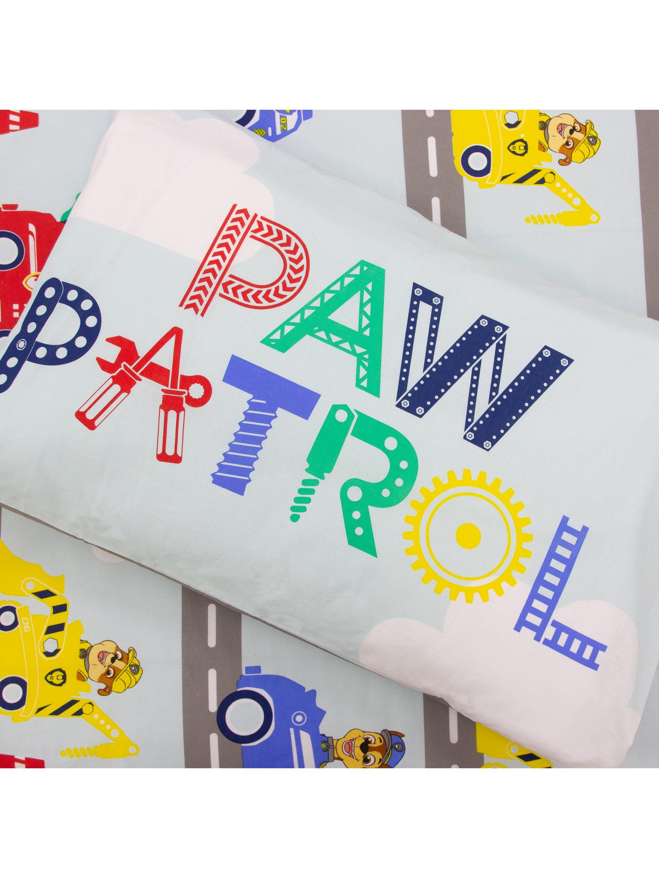 Paw Patrol reversible duvet cover set single, UK version
