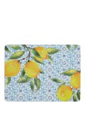 Pimpernel Amalfi Lemons placemat and coaster set of 6, UK version