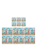 Pimpernel Beach Huts placemat set of 6 - British product