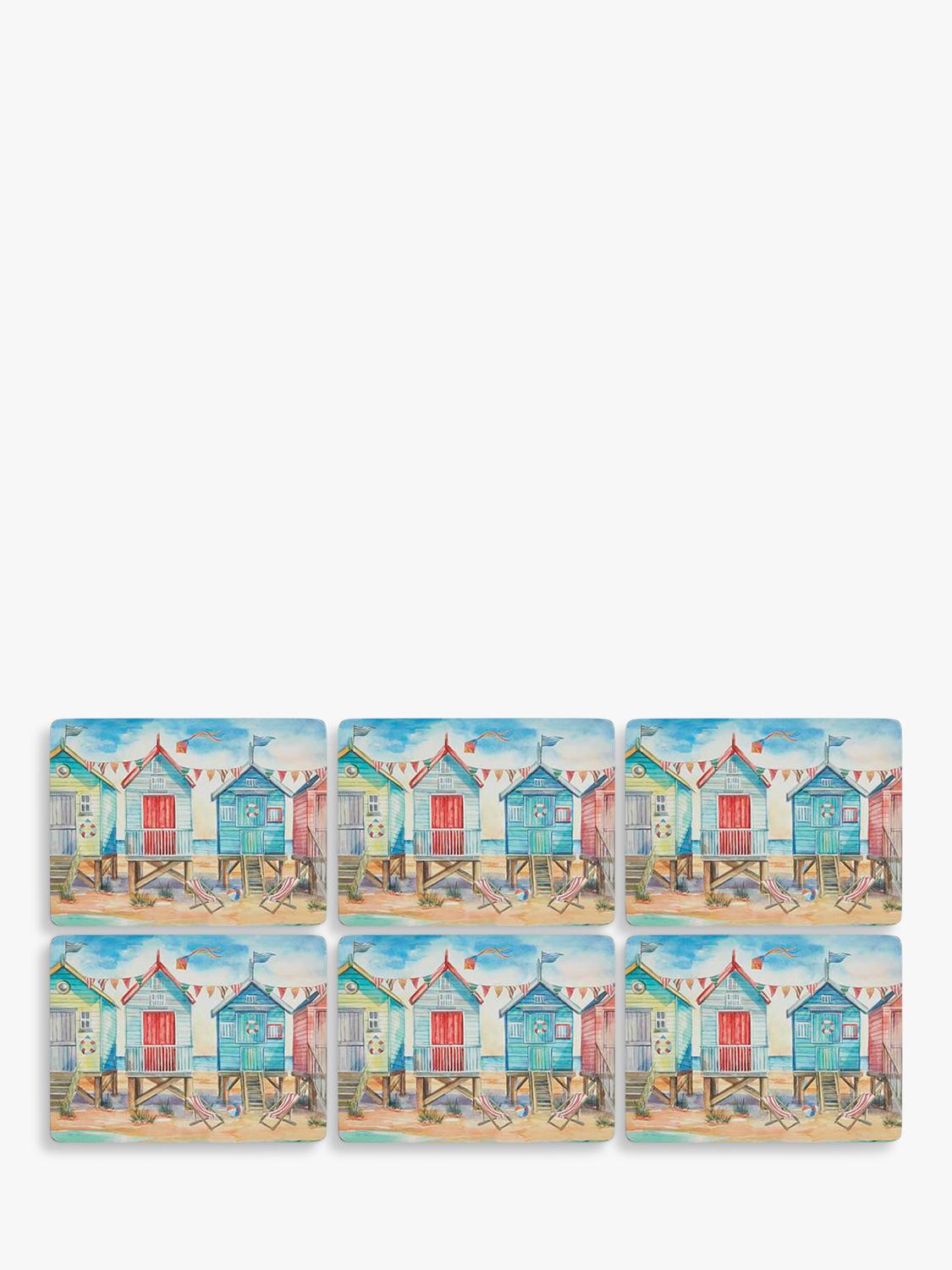 Pimpernel Beach Huts placemat set of 6 - British product