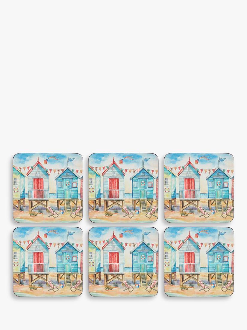 Pimpernel Beach Huts placemat set of 6 - British product