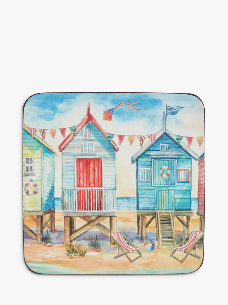 Pimpernel Beach Huts placemat set of 6 - British product