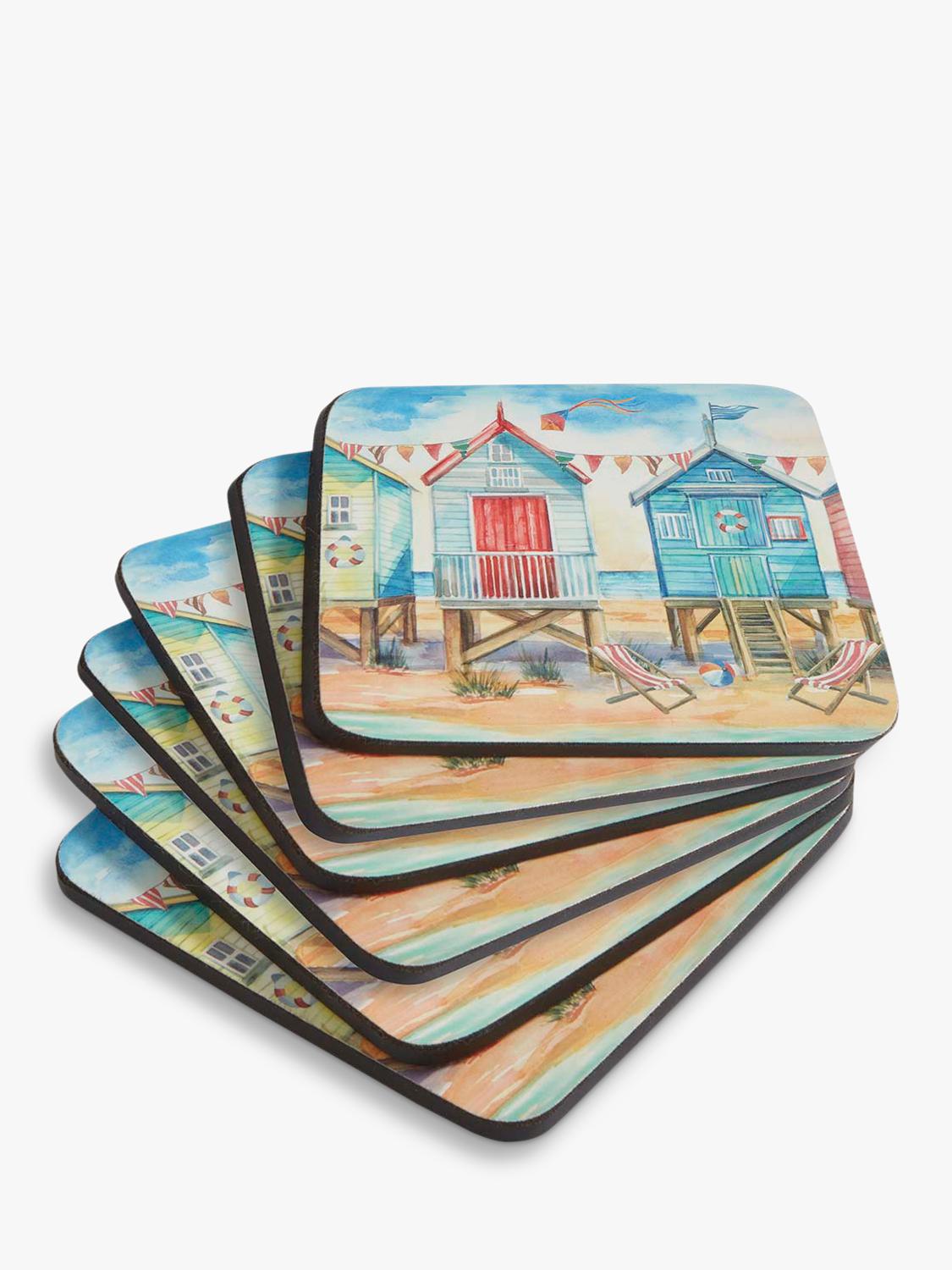 Pimpernel Beach Huts placemat set of 6 - British product