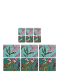 Pimpernel Botanic Garden Flora & Fauna placemat set, cork-backed - British product