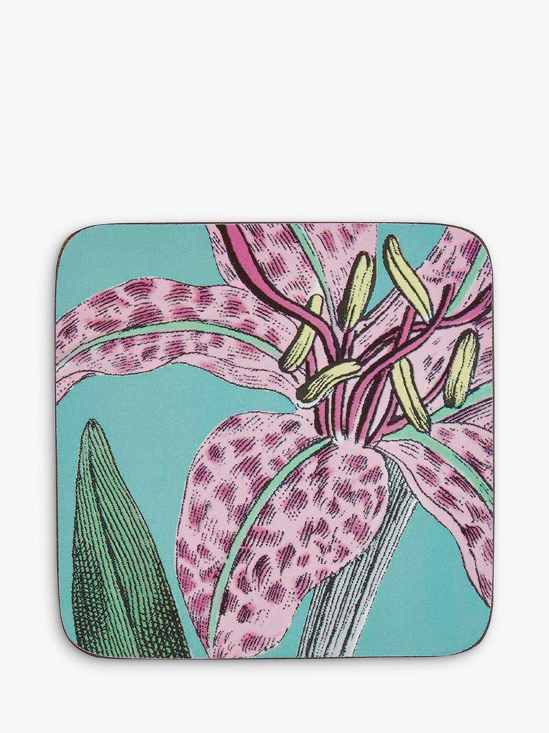 Pimpernel Botanic Garden Flora & Fauna placemat set, cork-backed - British product