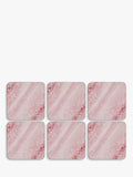 Pimpernel Rose Quartz cork-backed placemat and coaster set - British product