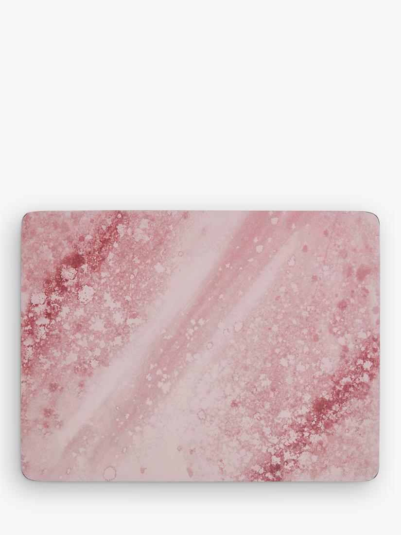 Pimpernel Rose Quartz cork-backed placemat and coaster set - British product