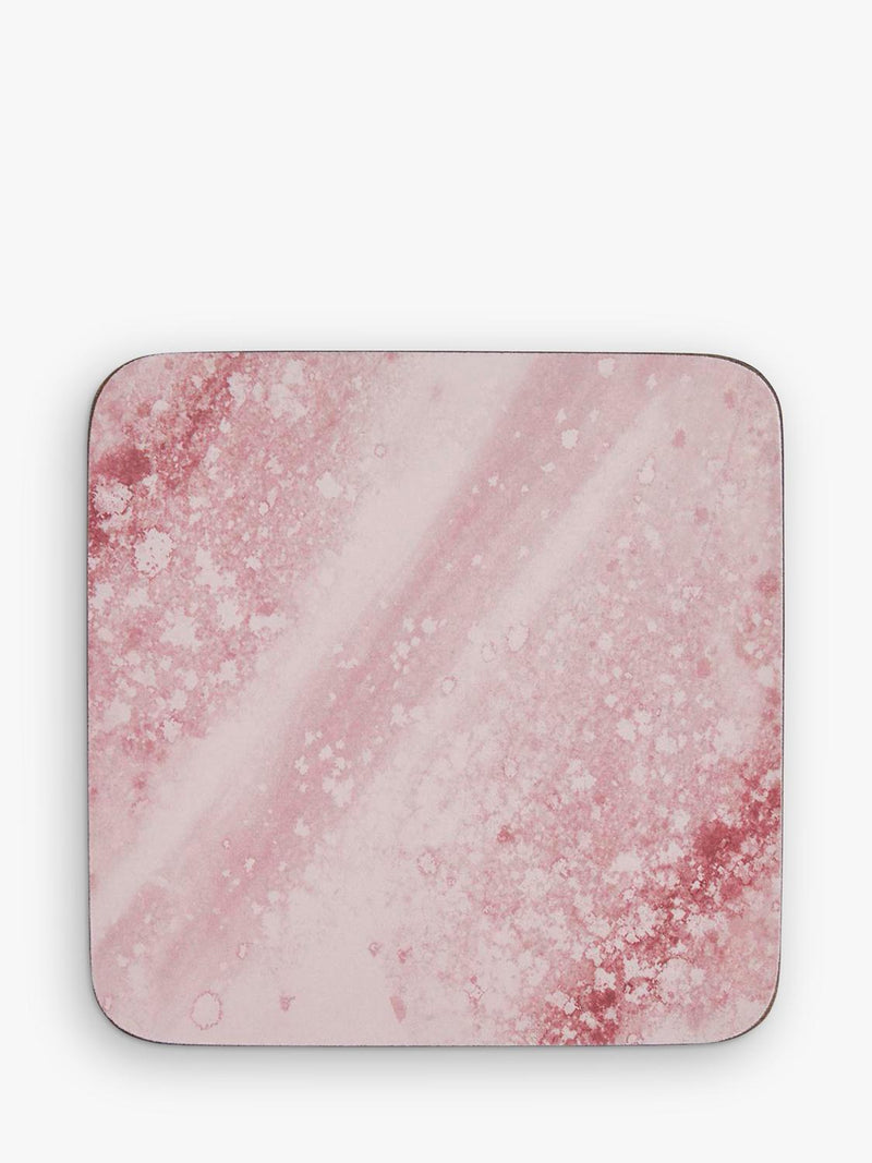 Pimpernel Rose Quartz cork-backed placemat and coaster set - British product
